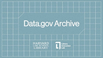 data.gov Archive logo, blue on white