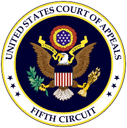 seal of the U.S. Fifth Circuit Court of Appeals, eagle with arrows etc